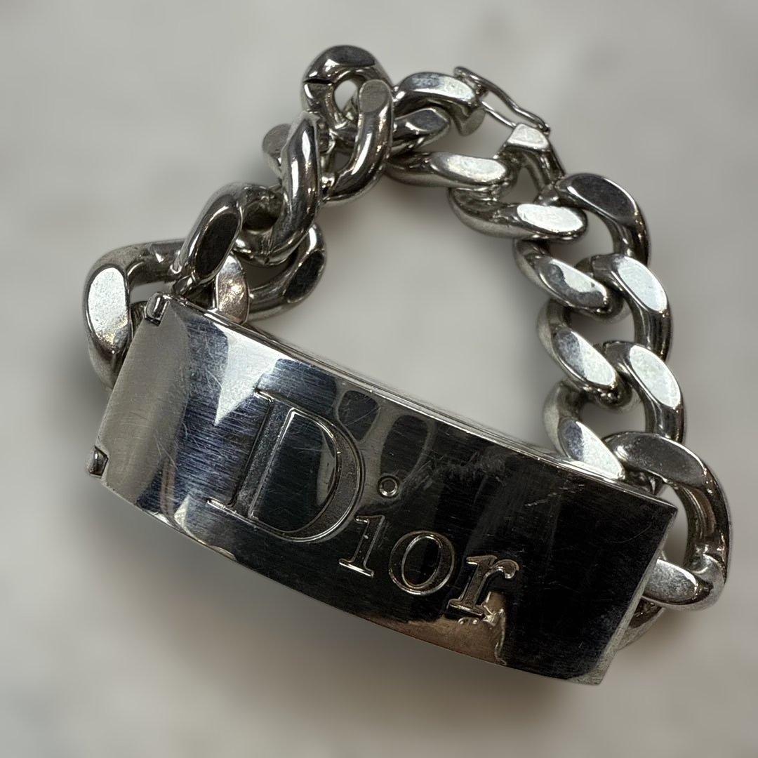 クリスチャンディオール ID プレート 喜平 ブレスレット