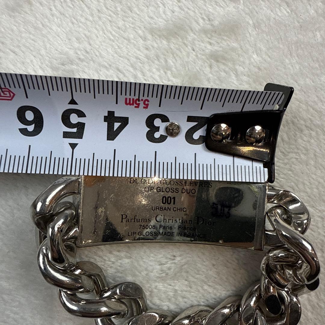 クリスチャンディオール ID プレート 喜平 ブレスレット