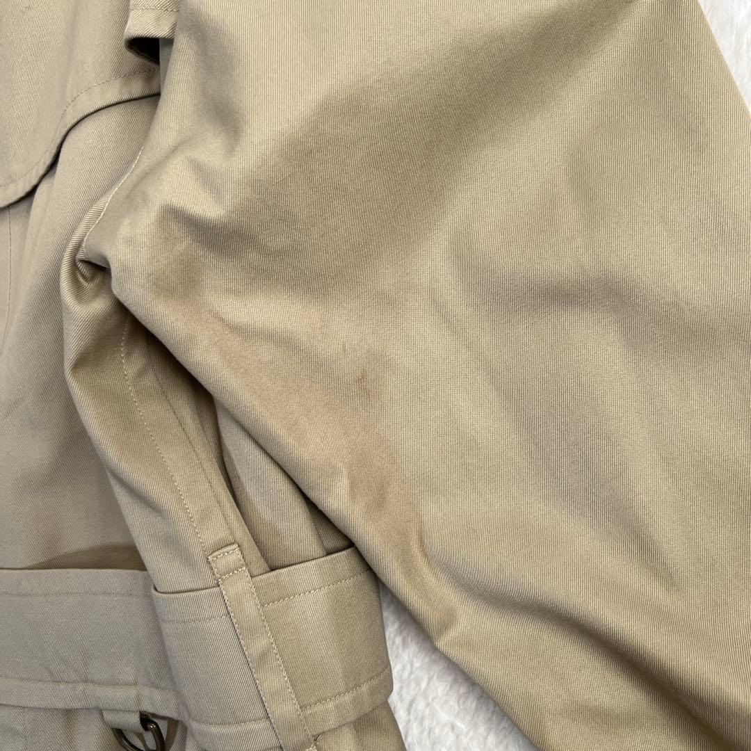 美品✨バーバリー ロング トレンチコート ハニーベージュ ウールライナー XL
