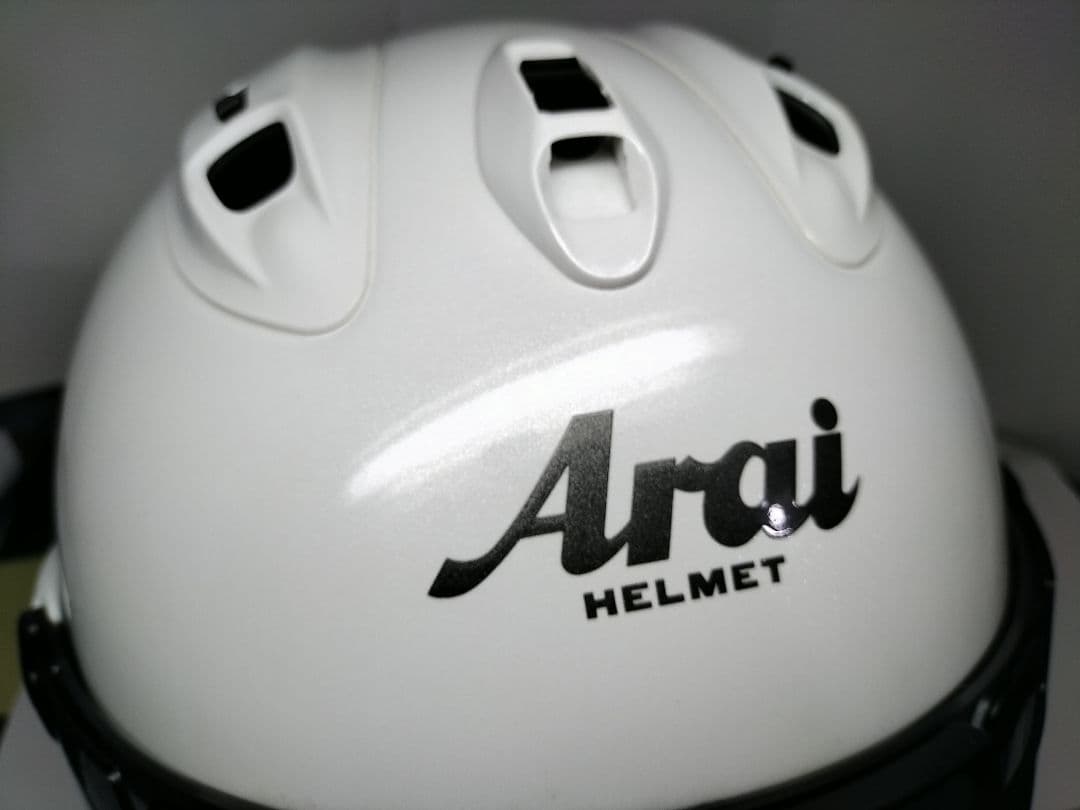 オマケ多数Arai VZ-RAM PLUS グラスホワイトMサイズ57〜58cm