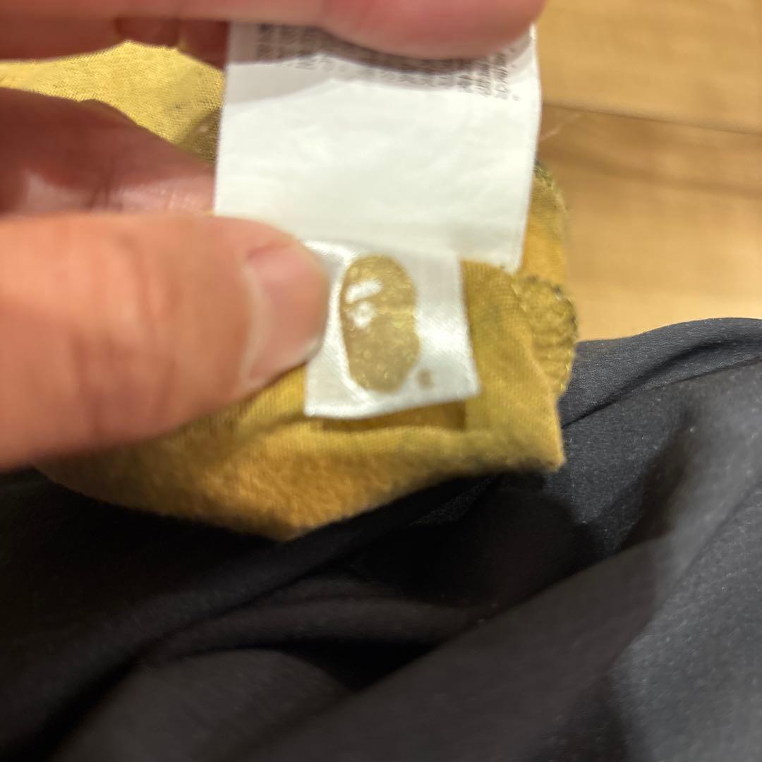 A BATHING APE 1st カモ　ロンT エイプ　巾着