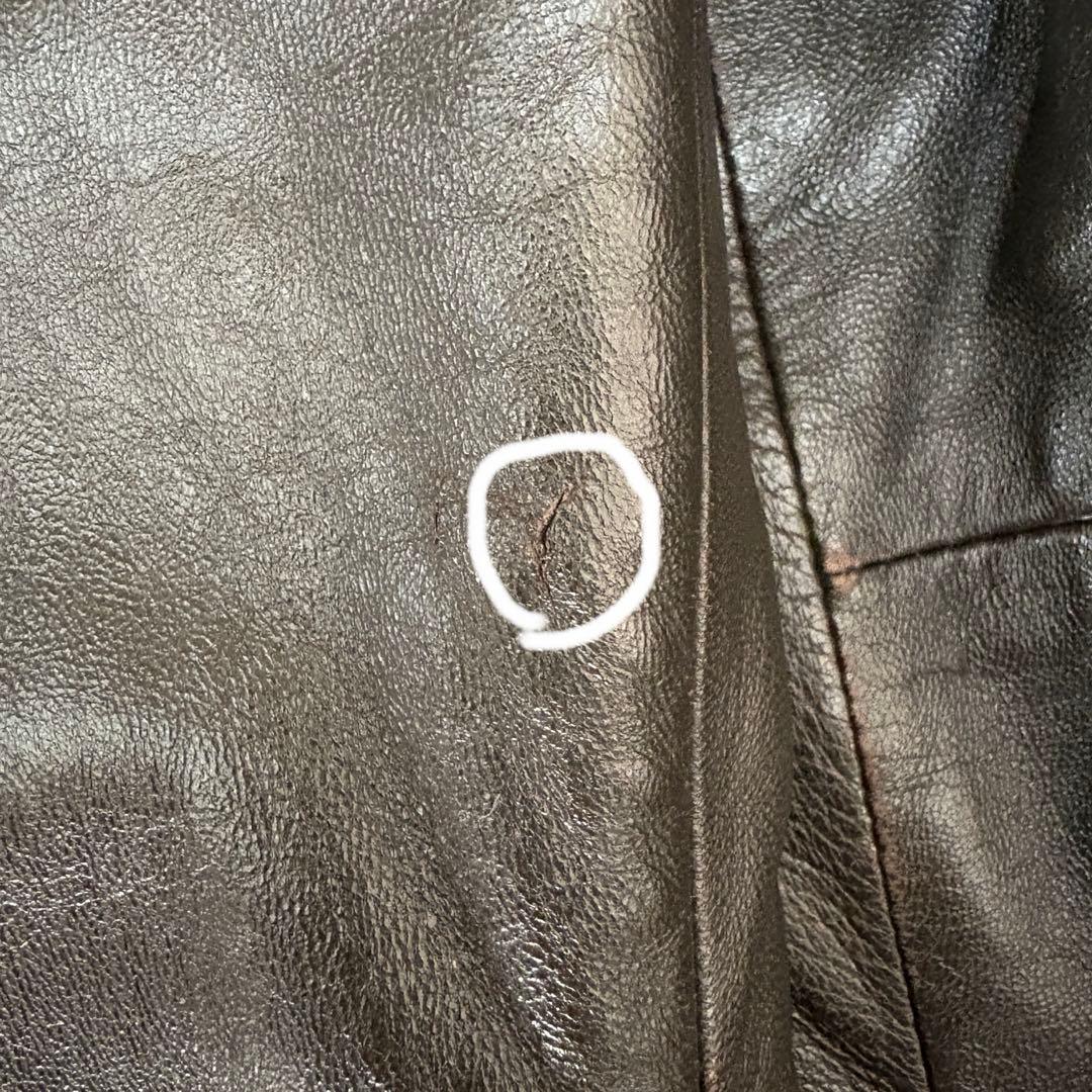 CHAPS RALPH LAUREN レザージャケット L ブラウン