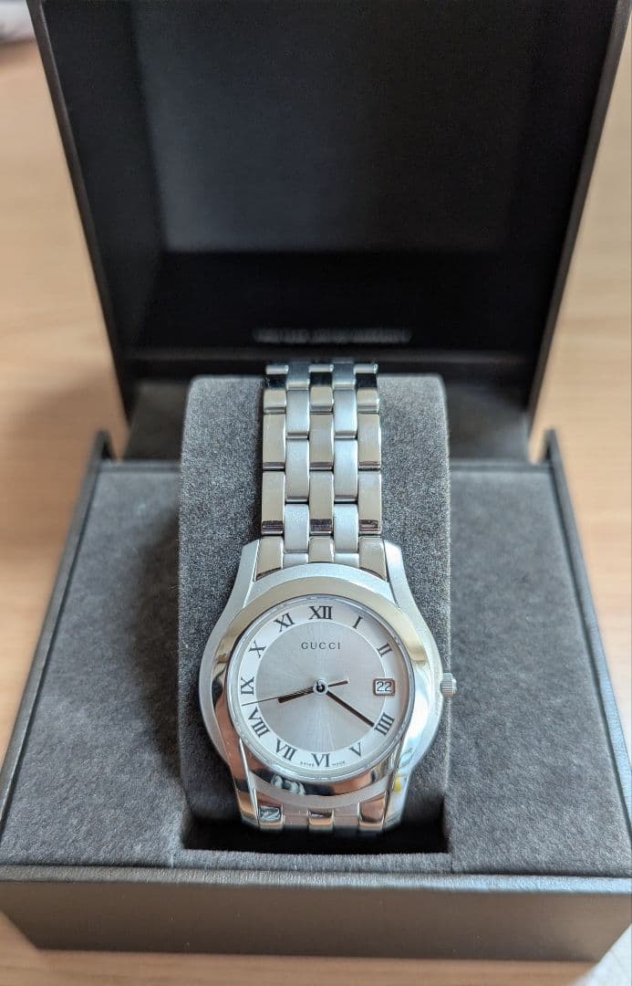 GUCCI アナログ時計 5500M 未使用品
