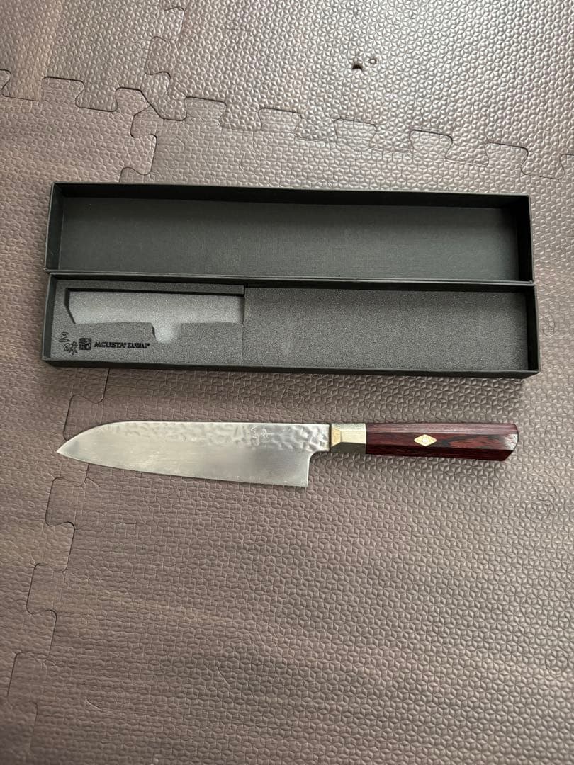 【特別値下げ】三徳包丁　三昧　槌目