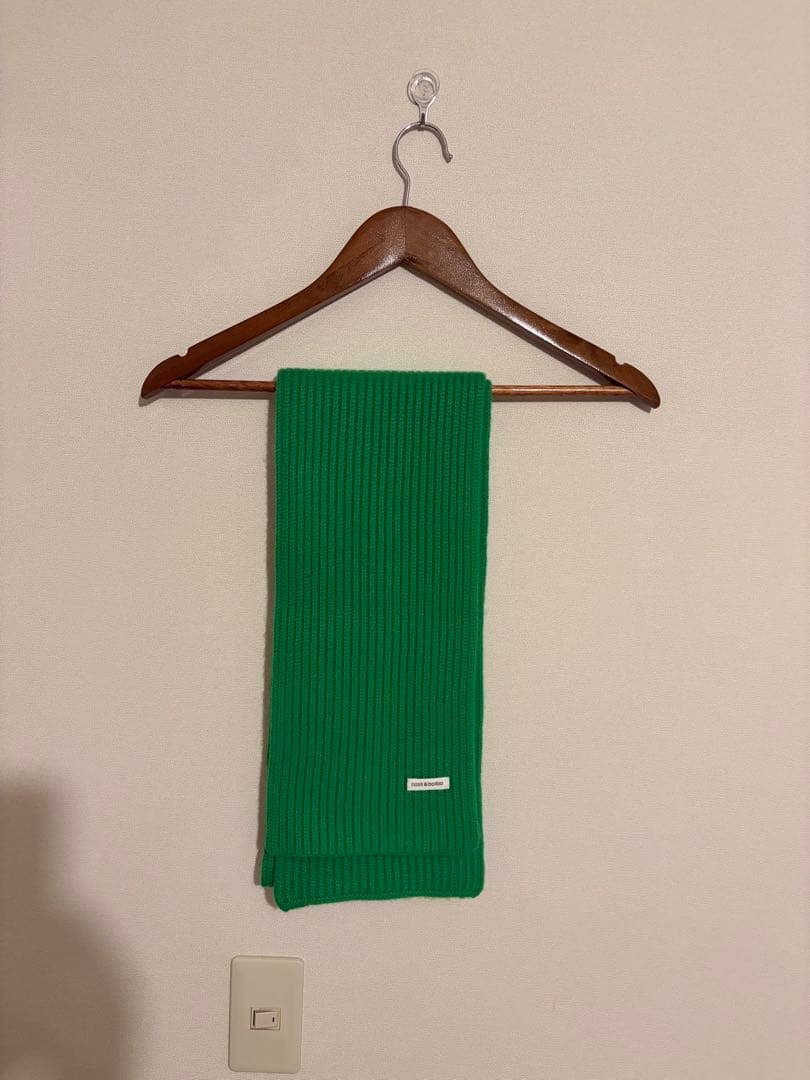 cash&barba キャッシュベイビーマフラー グリーン