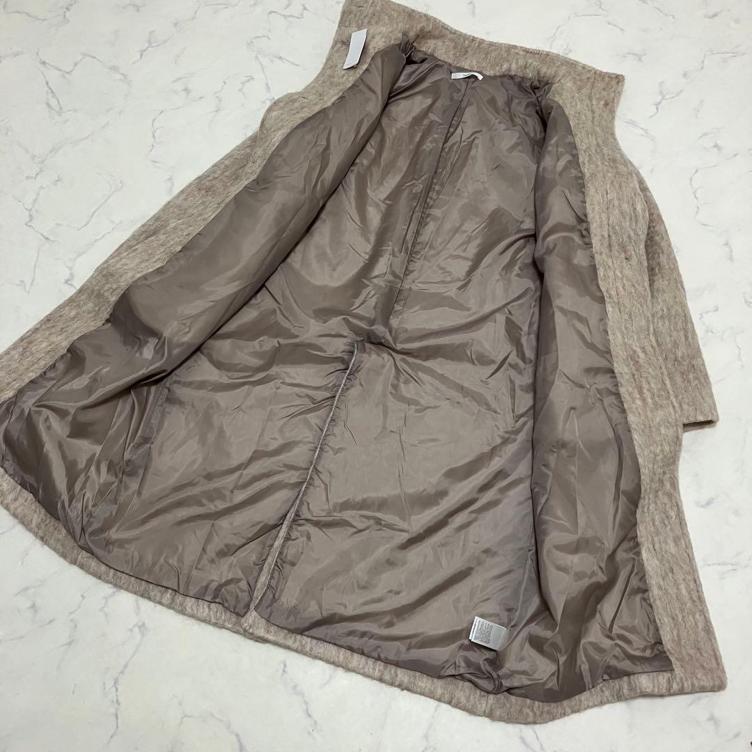 Thevon ゼヴォン シャギースタンドカラーコート