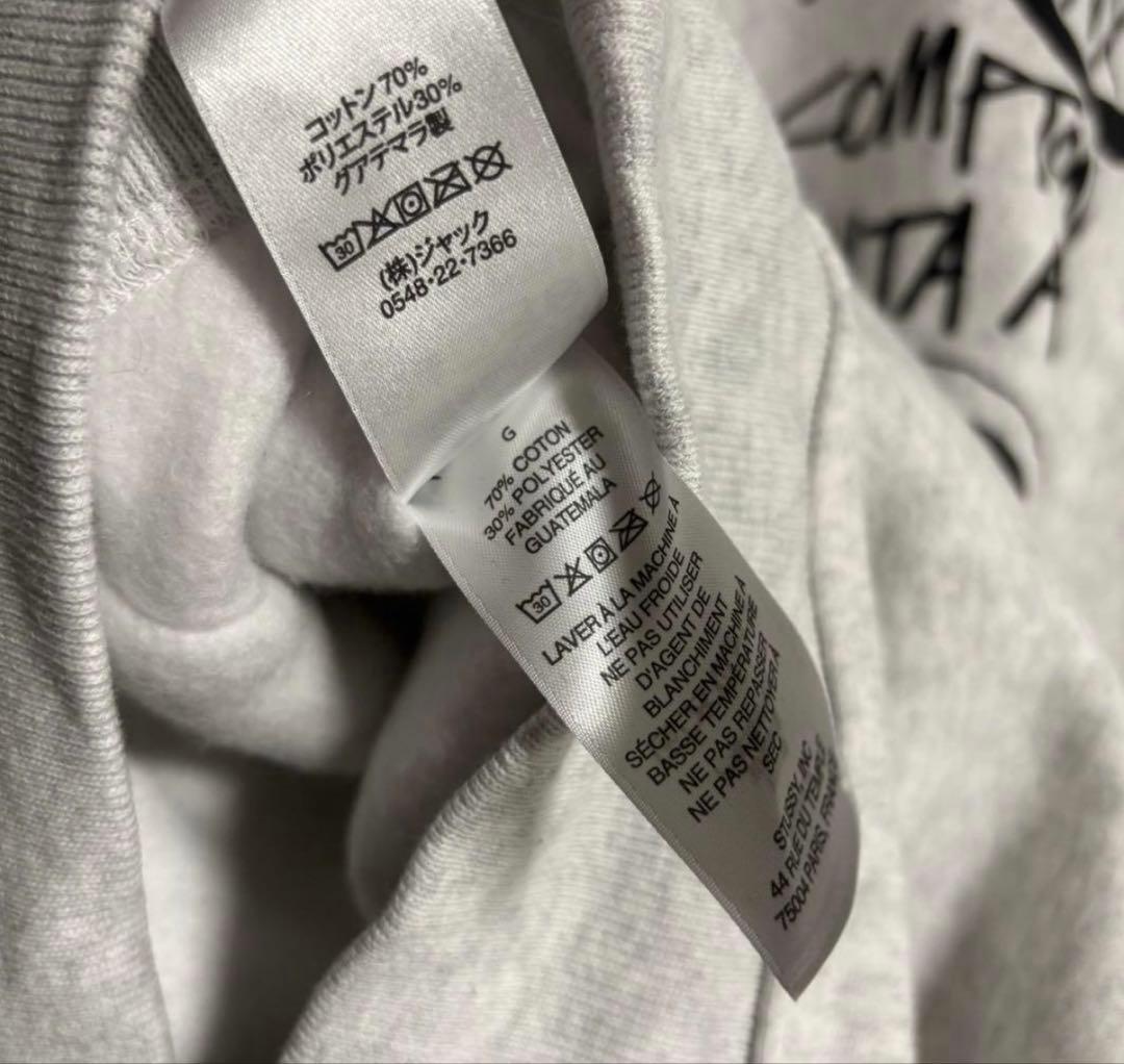 【新品未使用】STUSSY グレーパーカー M ステューシー