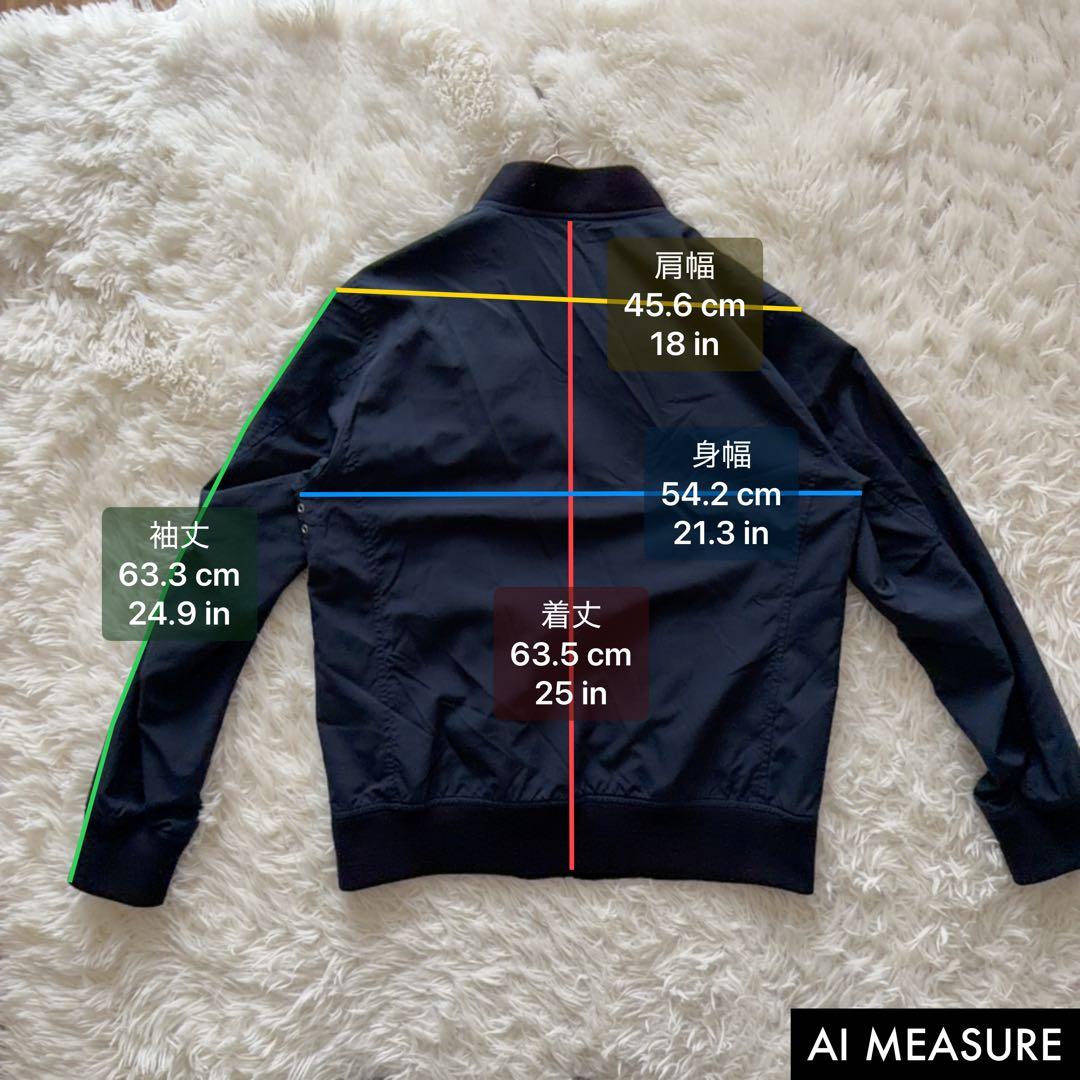 希少✨マッキントッシュ MA-1 フライトジャケット メンズL相当 ネイビー