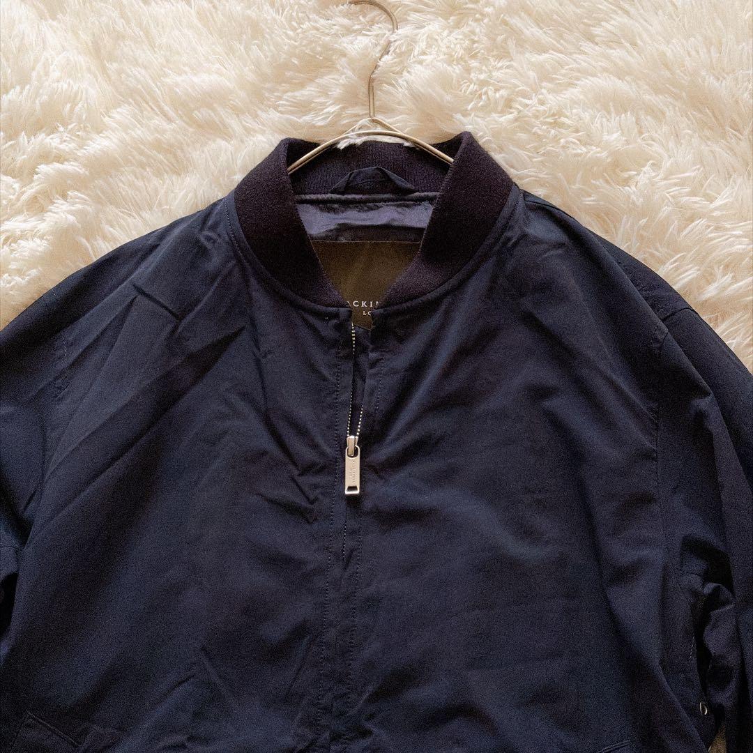 希少✨マッキントッシュ MA-1 フライトジャケット メンズL相当 ネイビー