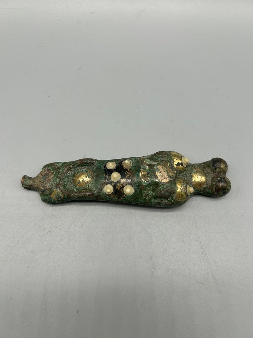 【骨董品】古代中国　青銅製人型彫刻