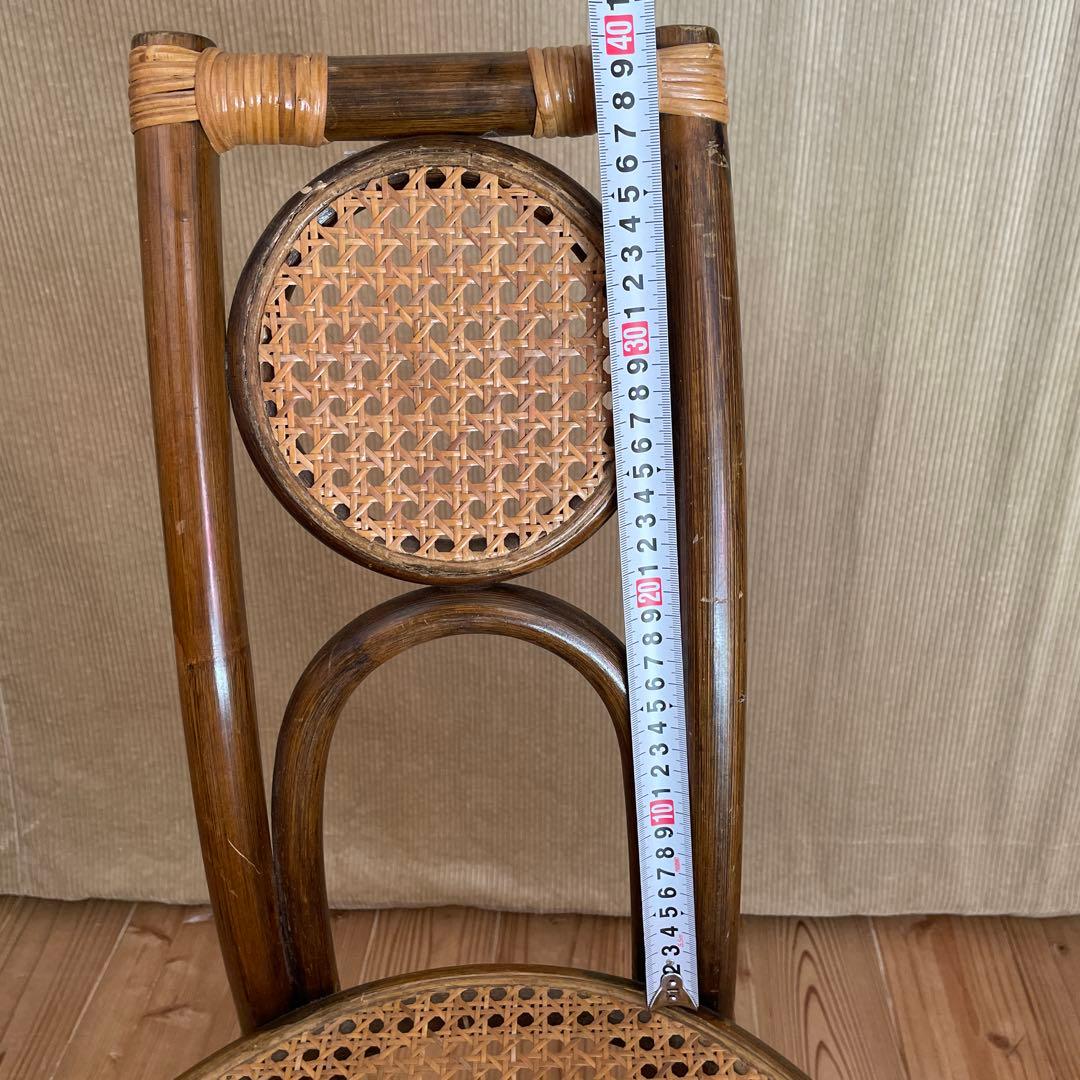 ラタン製 レトロアンティーク　椅子