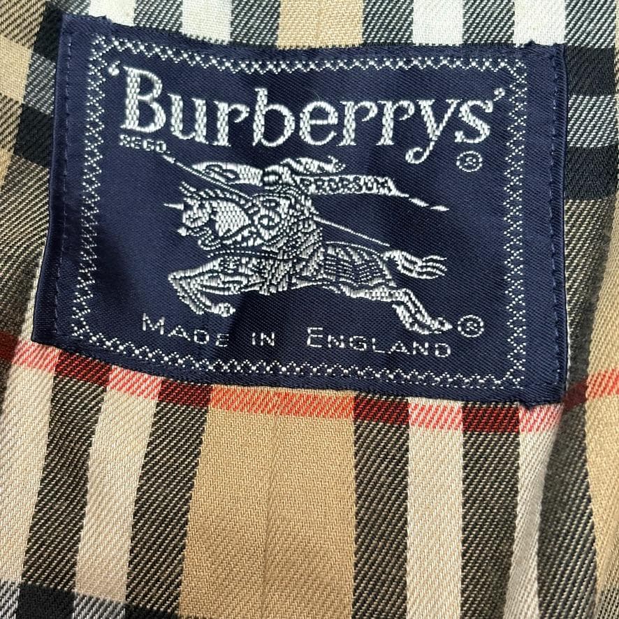 良品 バーバリー ベルト付 トレンチコート ベージュ ロング L~LL相当