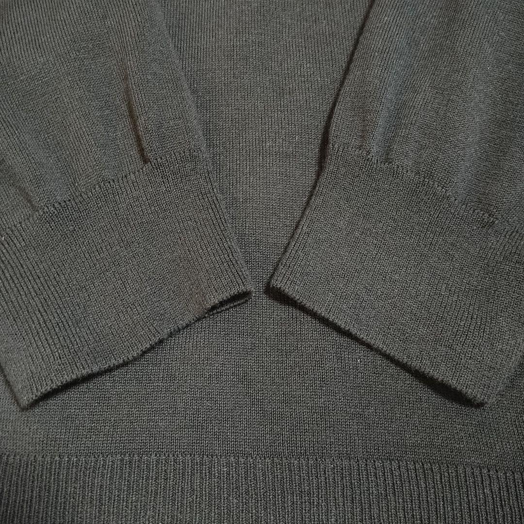 バーバリーロンドン　シルクコットン長袖ニット　ボウタイリボン　サイズ5