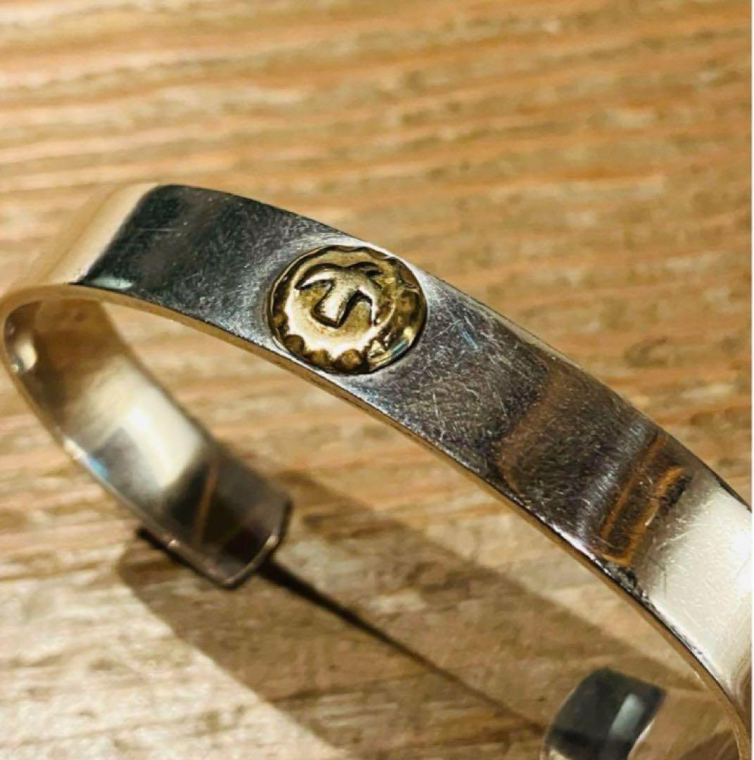 イーグル平打ちバングル ブレスレット　silver製