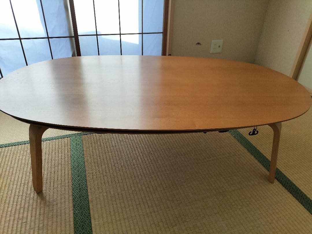 無印良品　楕円こたつ　大　訳あり　廃盤品　直接引き取り希望