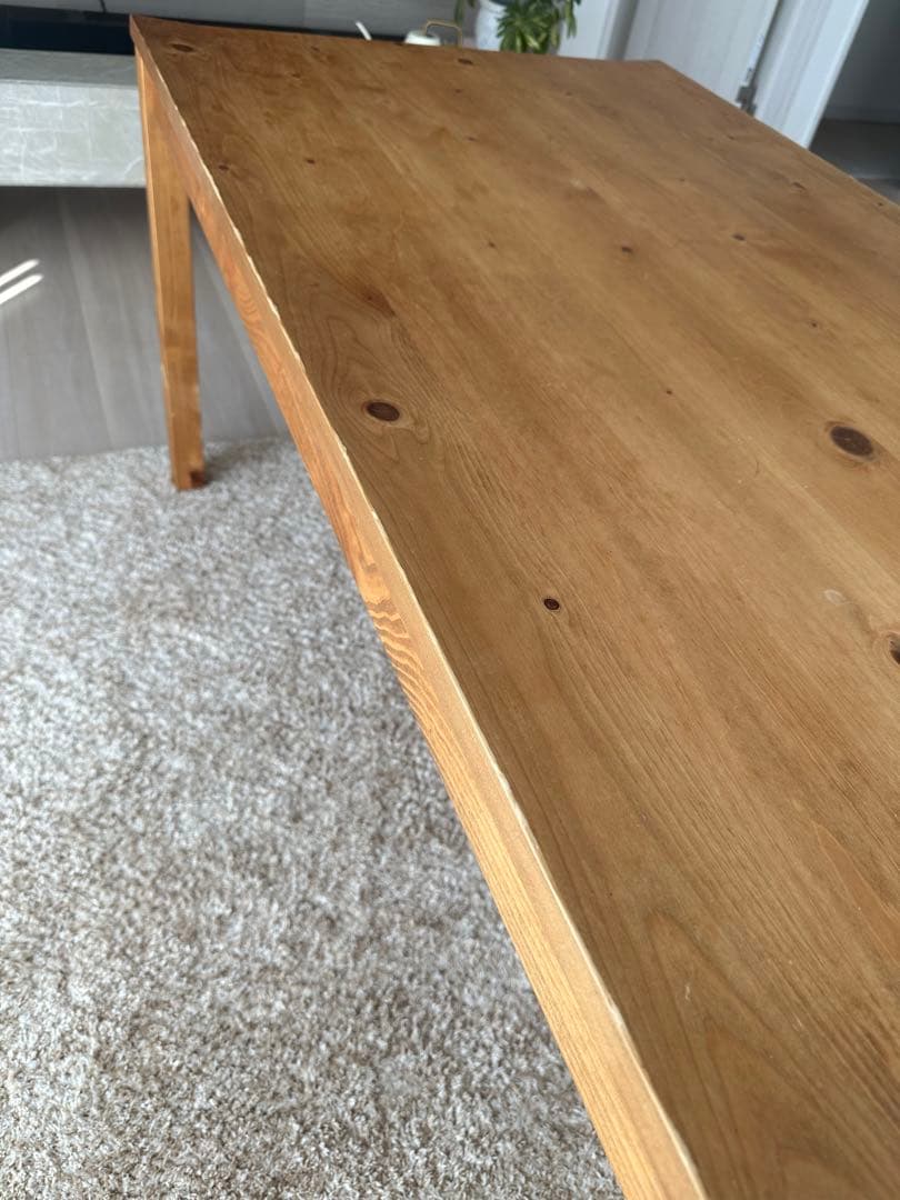 【ま】ダイニングテーブル 日本製 無垢 北欧 135 オイル塗装