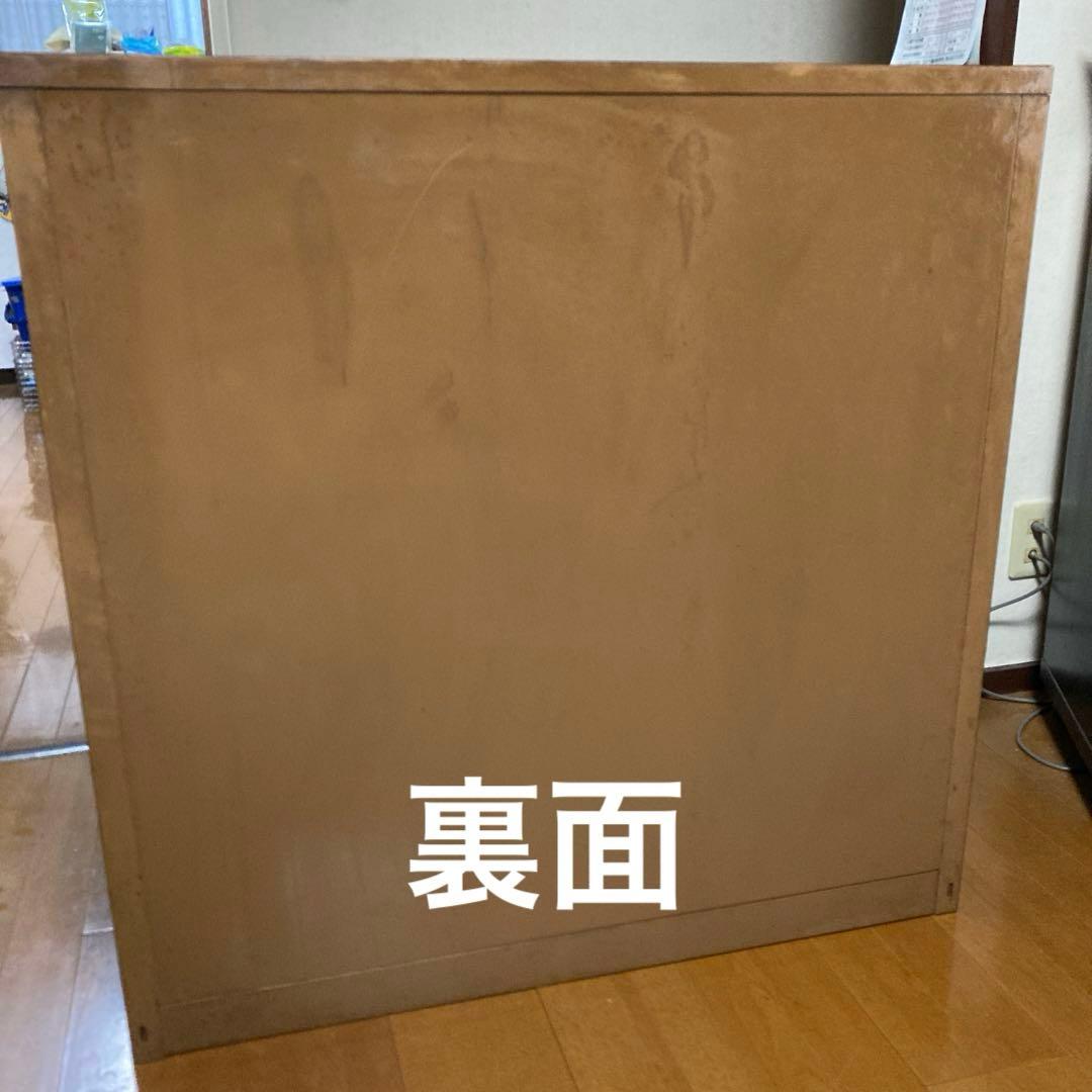 コクヨ スチール ガラス窓キャビネット 書庫 送料込 ①