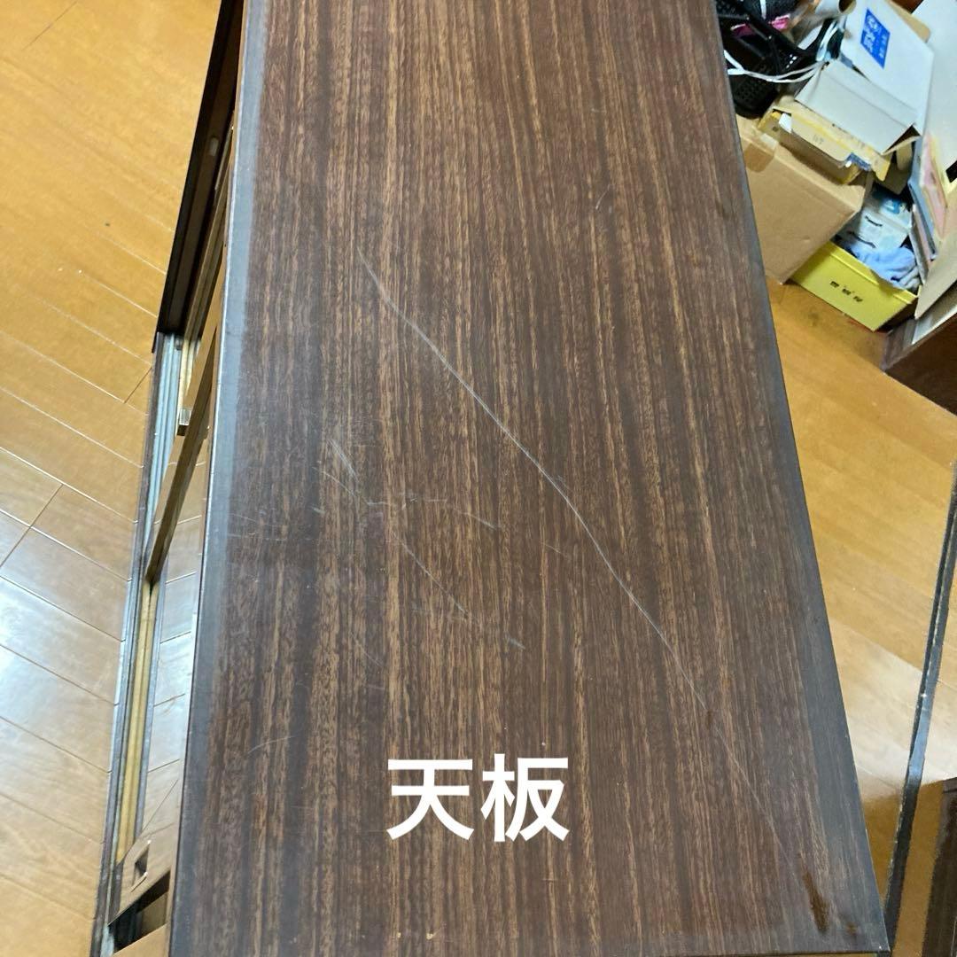 コクヨ スチール ガラス窓キャビネット 書庫 送料込 ①