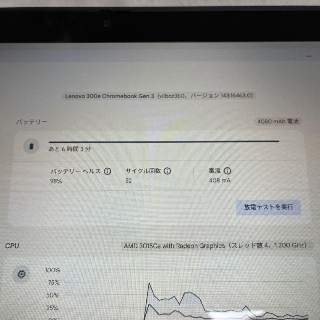 Lenovo Chromebook 300e Gen3 11.6インチ