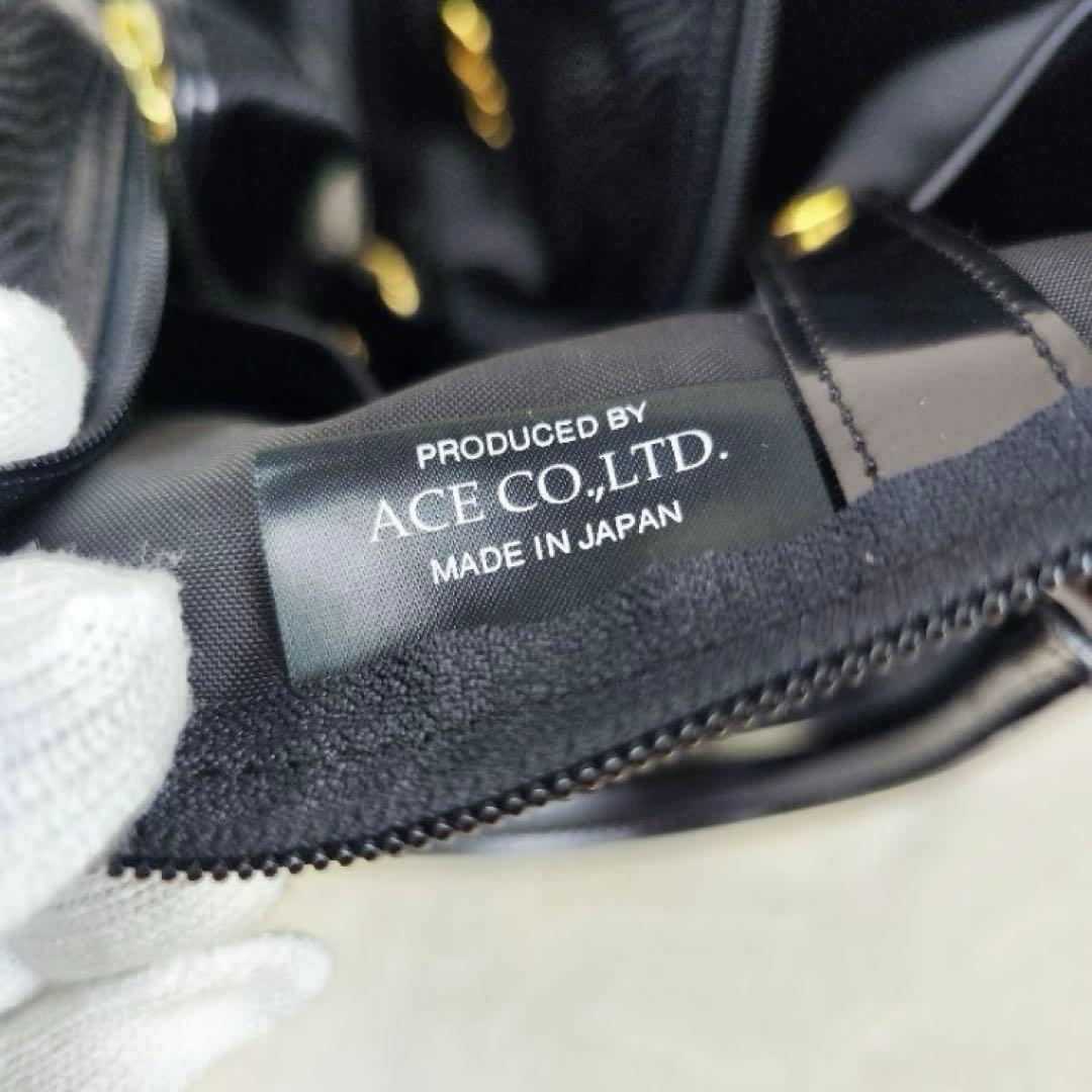 美品 バレンシアガ エース コラボ 2way ボストンバッグ ナイロン ブラック