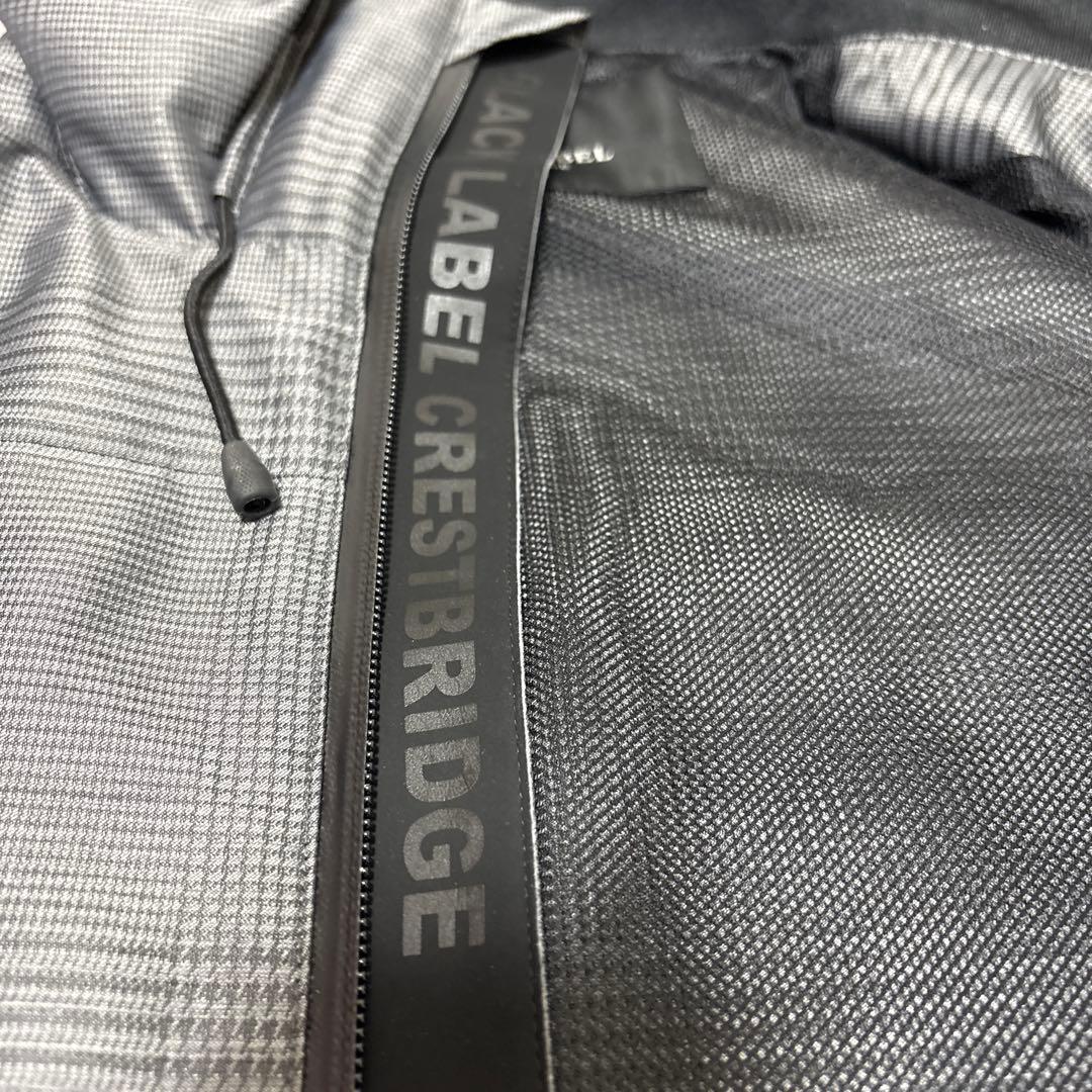 BLACK LABEL ブラックレーベル　ブルゾン フード付　グレーチェック