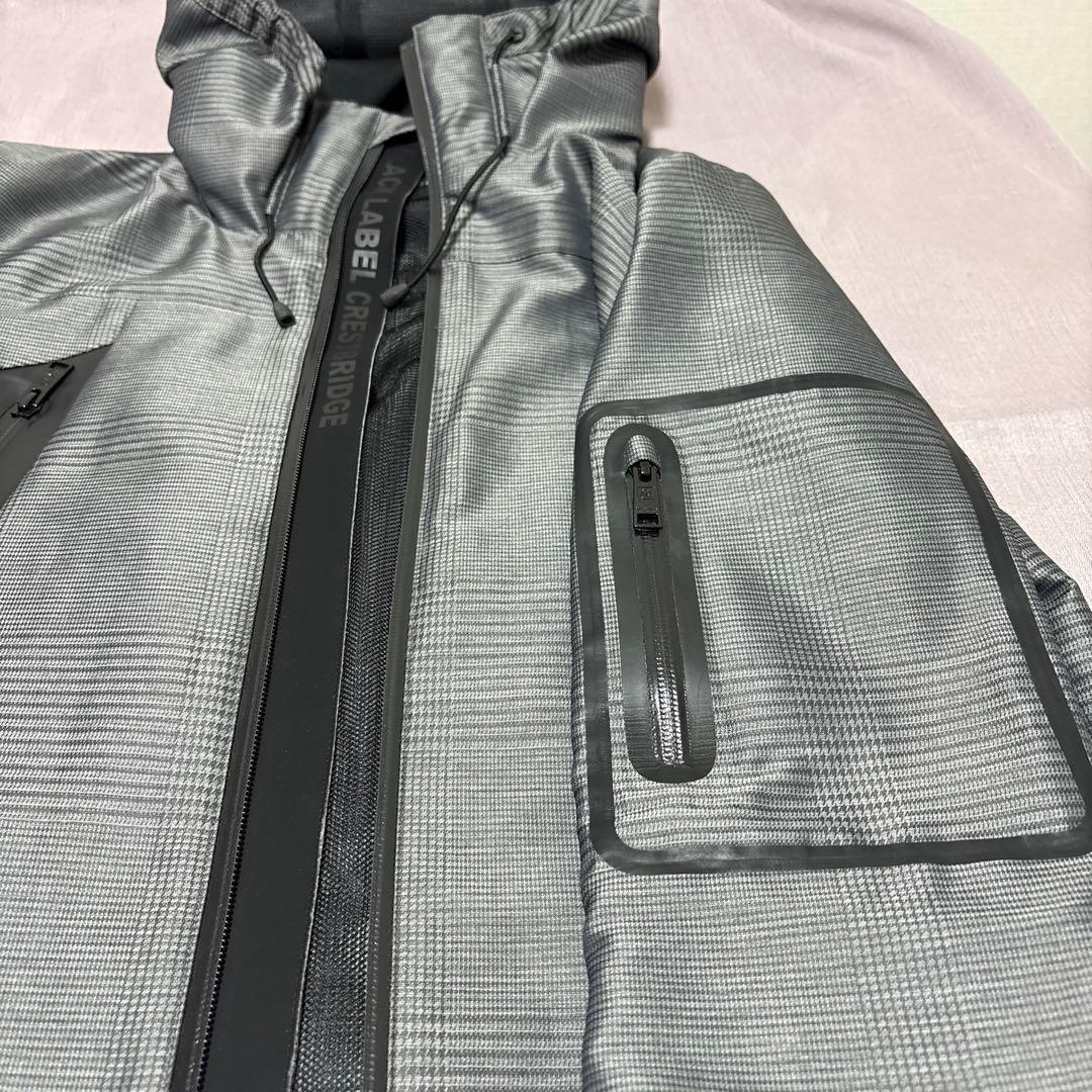 BLACK LABEL ブラックレーベル　ブルゾン フード付　グレーチェック