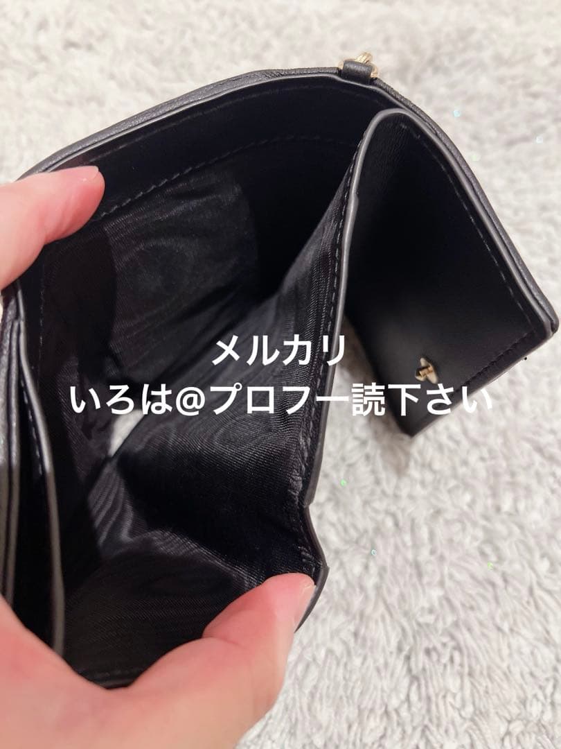 【付属品有】Dior レディディオール ロータスウォレット 折り財布