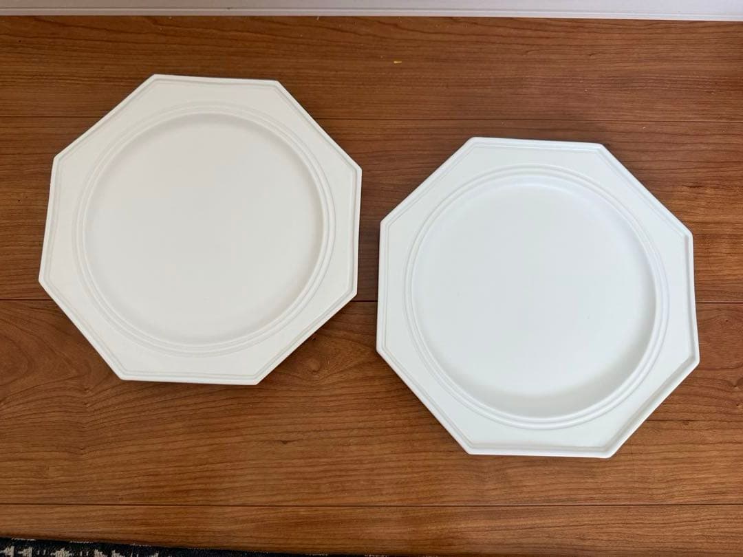 濱岡健太郎　オクトゴナルプレート　艶なし　２枚セット