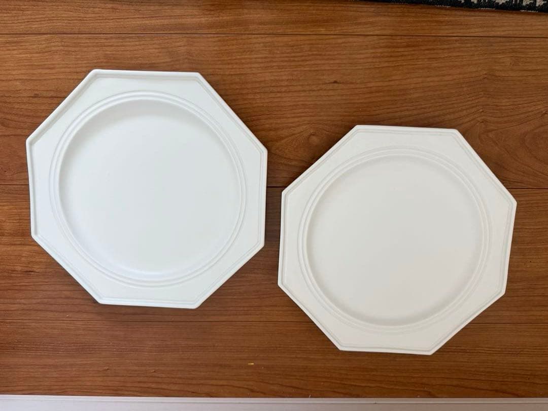 濱岡健太郎　オクトゴナルプレート　艶なし　２枚セット