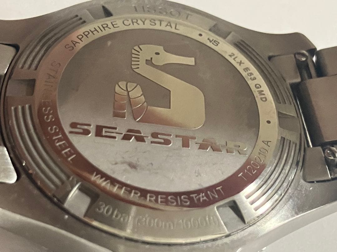 【極美品】ティソ Tissot Seastar シースター36mm ネイビー