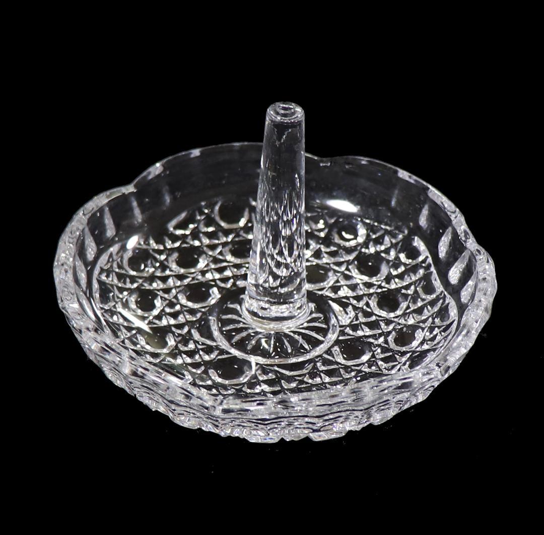 オールド・バカラ 激レア ディアマン・ピエーリー 切子 リングホルダー小物入れ