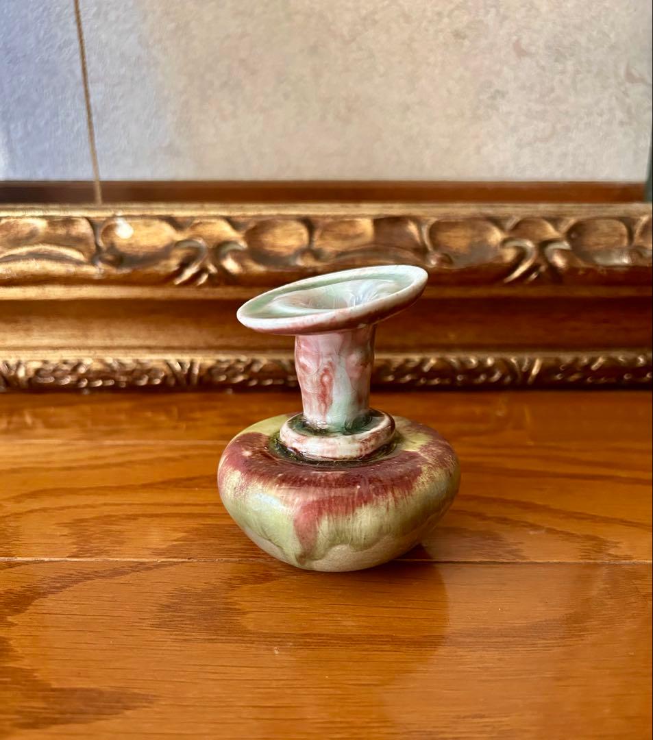 ヨーロッパ　フランス　アンティークvintage 一輪挿し　花瓶　フラワーベース