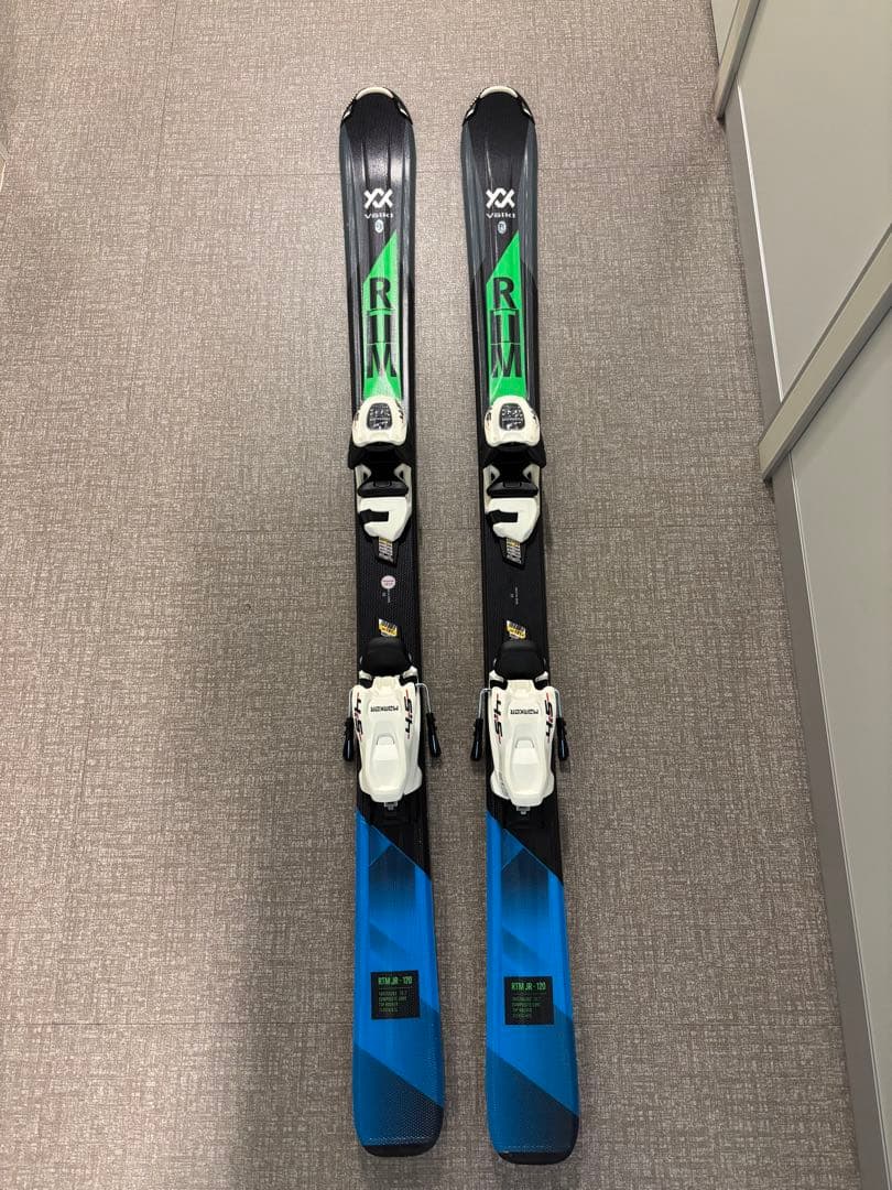 RTM JR 120 スキー 板 ジュニア用　ストック付き