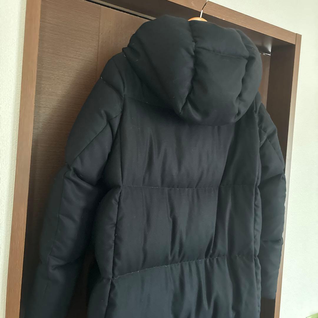 未使用に近い　HERNO ヘルノ　ロング丈ダウンコート　ブラック黒　44