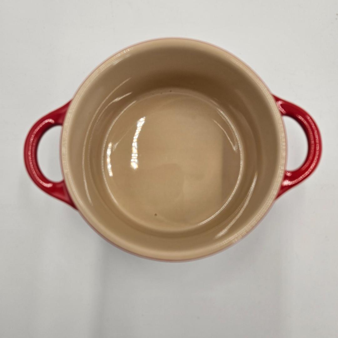 ル・クルーゼ ココット・ロンド 24cm チェリーレッド ホーロー鍋