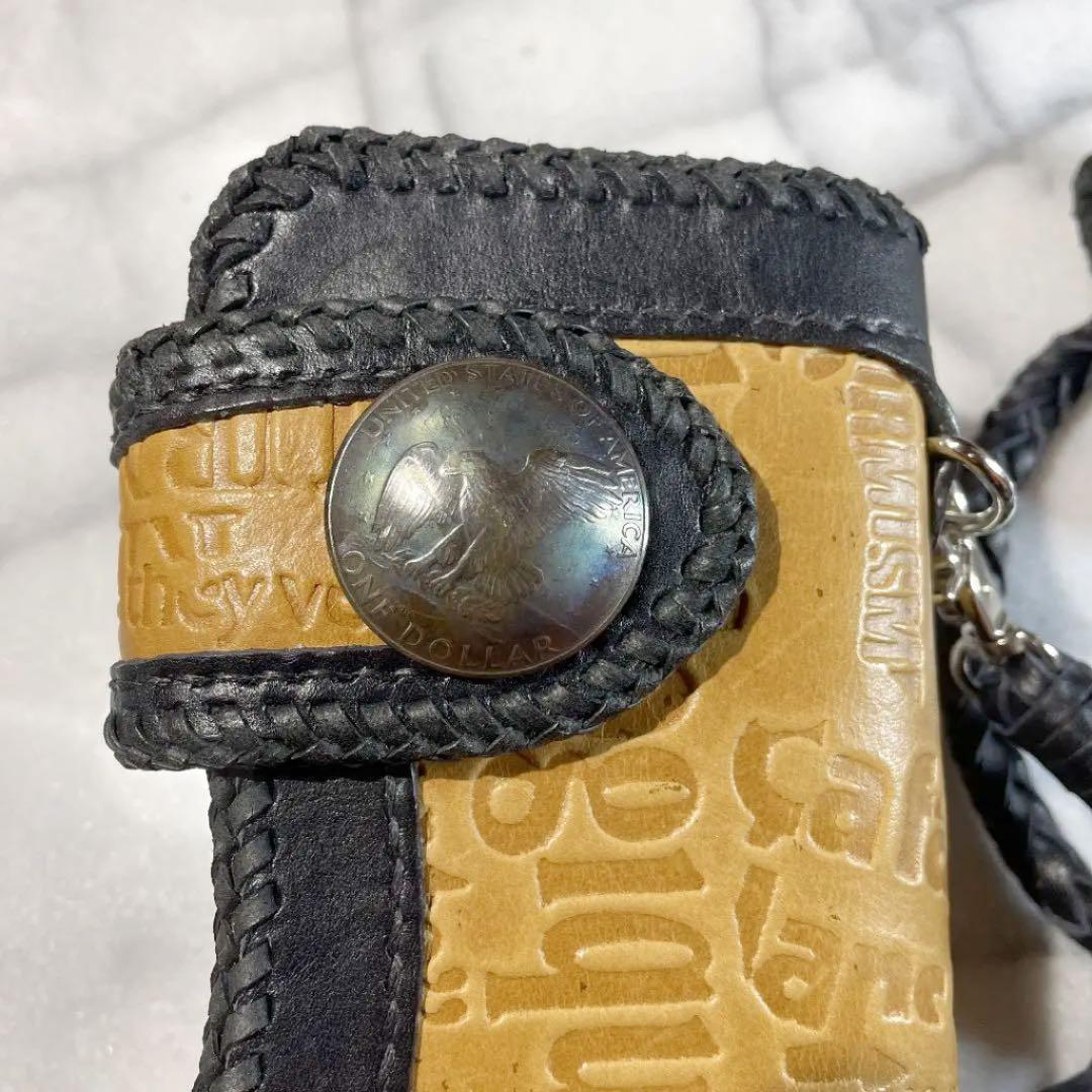 バイカーズウォレット　本革長財布