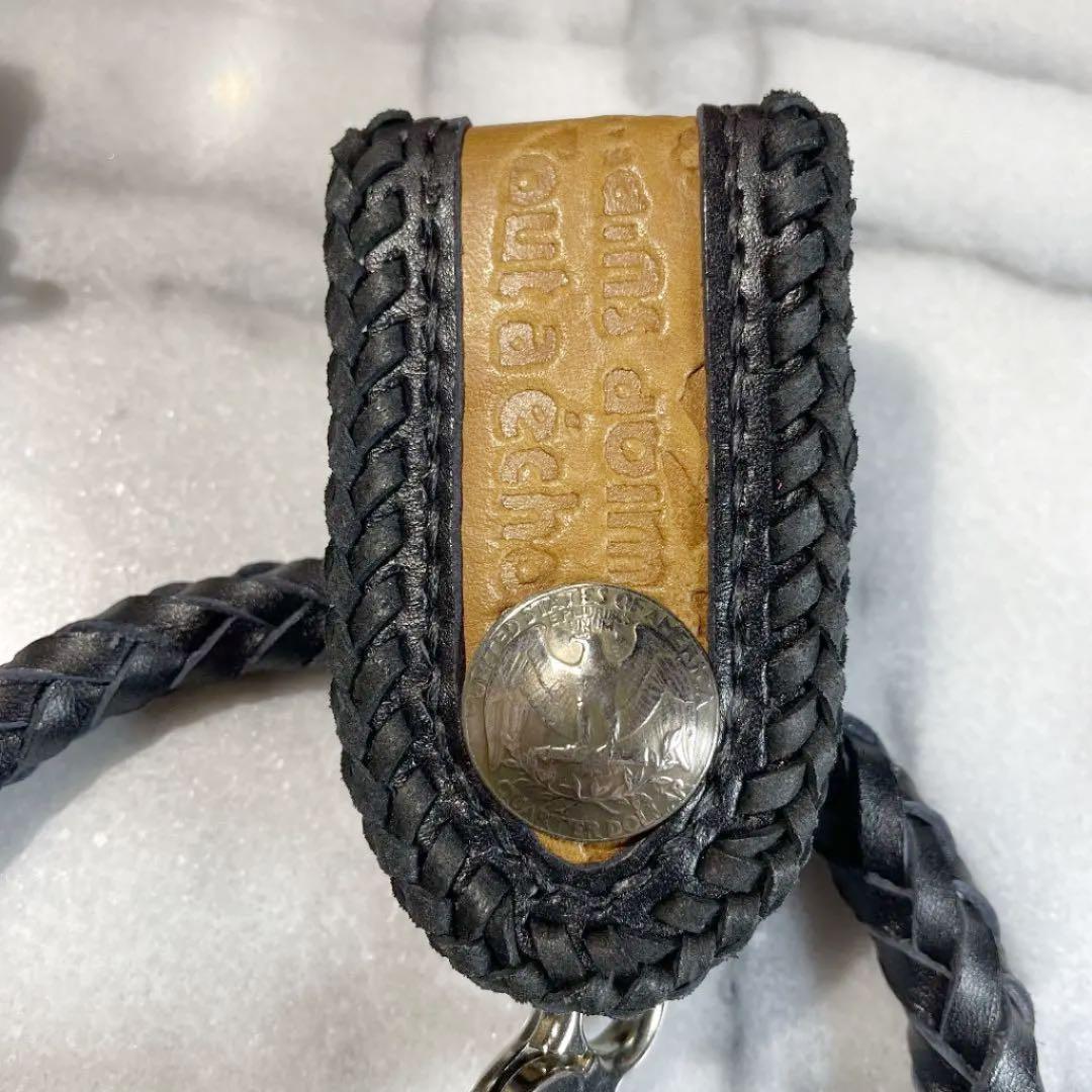 バイカーズウォレット　本革長財布