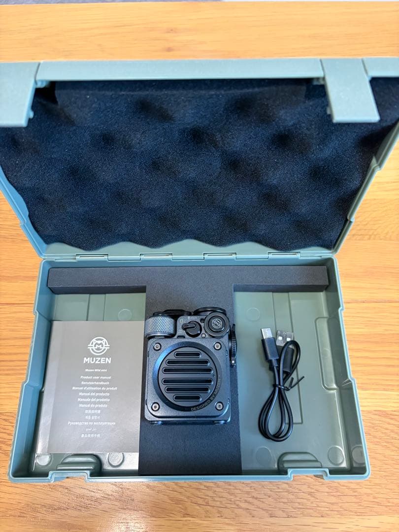 MUZEN ワイヤレススピーカー ブラック　第二世代