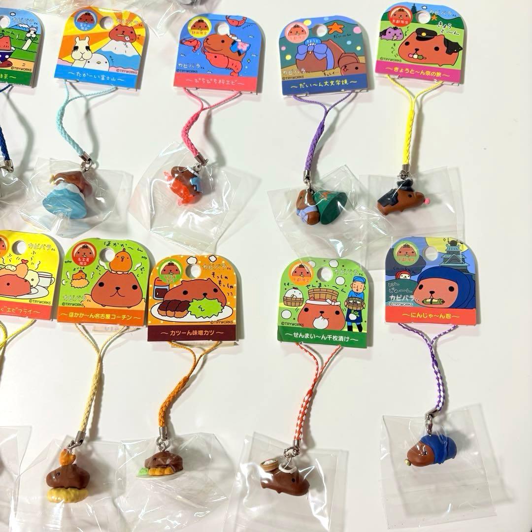 カピバラさん　ご当地ねつけストラップ　51個セット　新品未使用