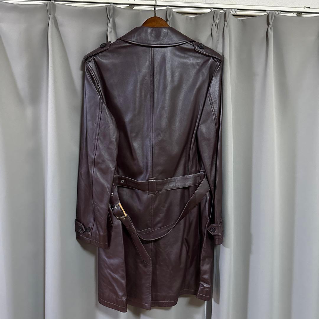 バーバリー　レザー　トレンチコート　キムタク