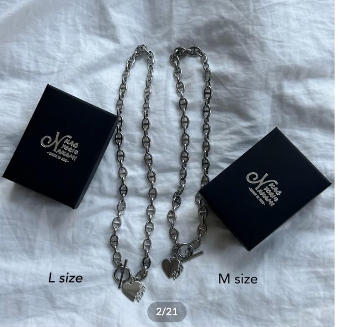 【最安値】kaoyorinakami ネックレス シルバー Mサイズ 43cm