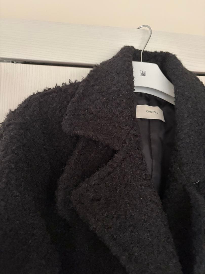 ジャケット・アウター ohotoro boucle 2way half coat
