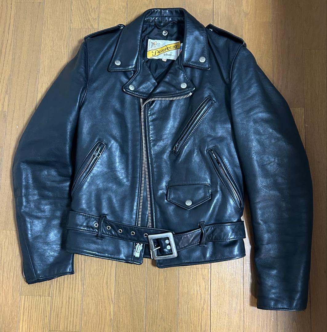 Schott 618 ライダースジャケット サイズ34