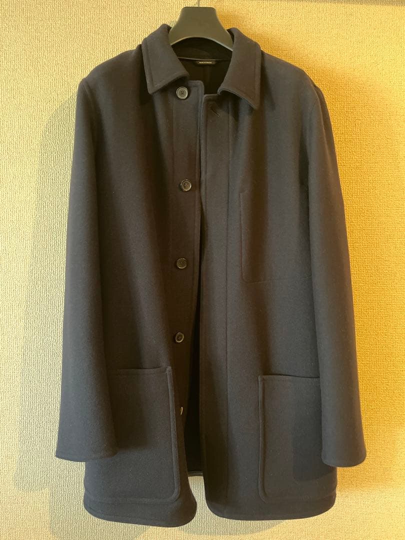 エルメスハーフコート濃紺