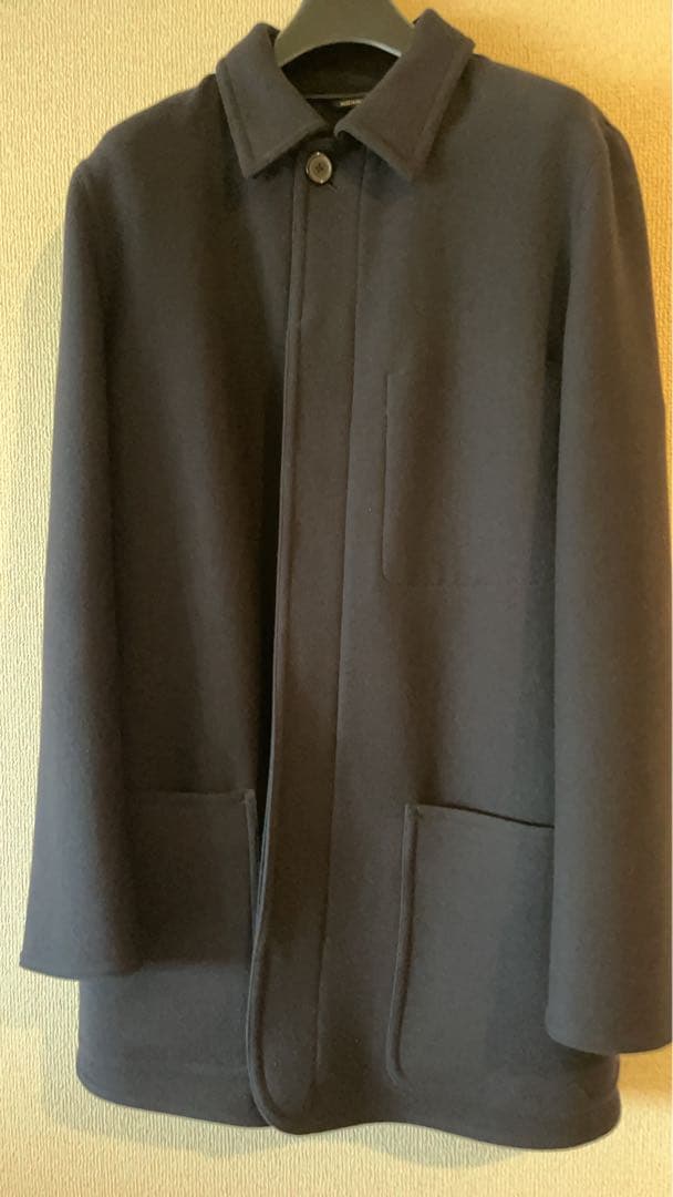 エルメスハーフコート濃紺