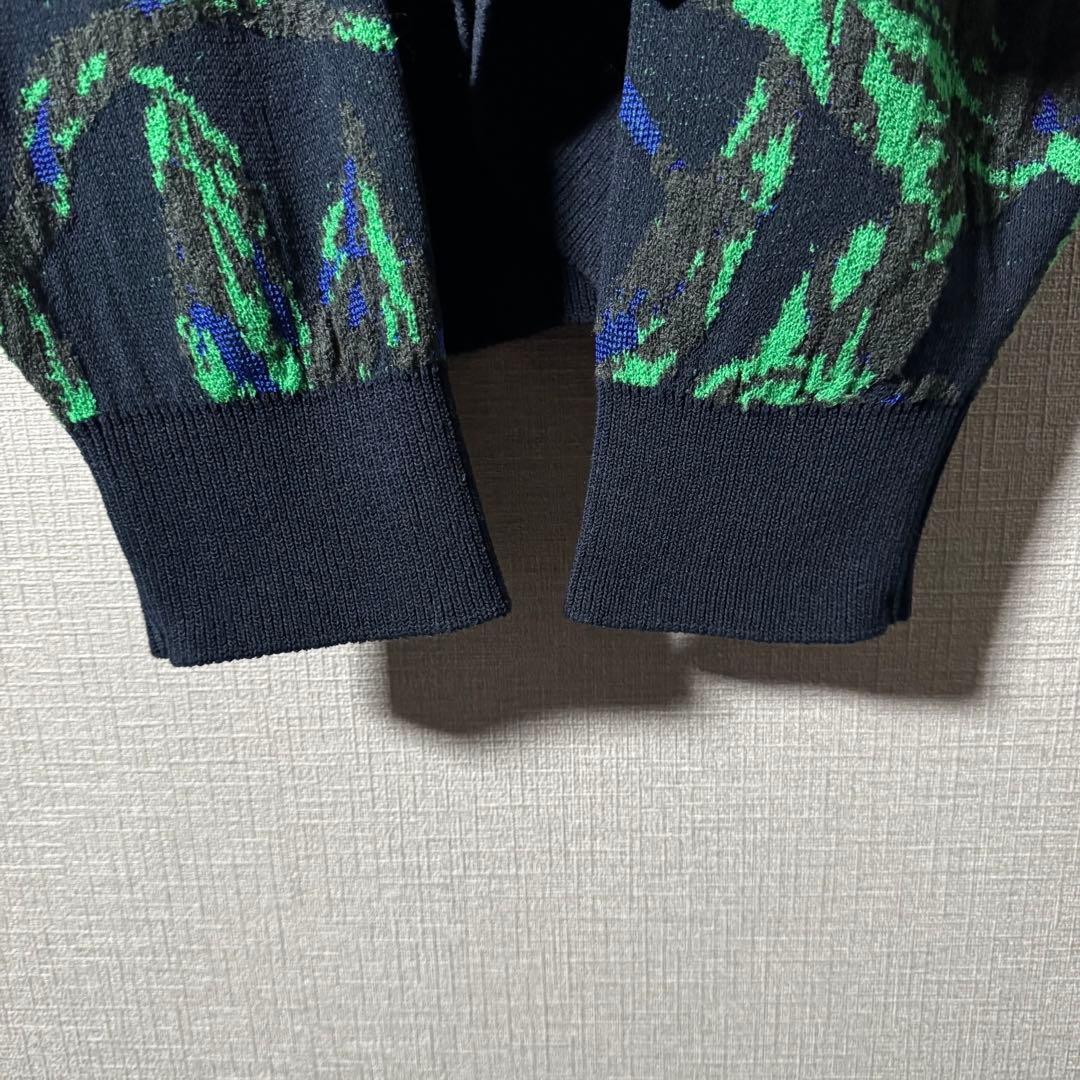 人気デザイン★MAISON SPECIAL 花柄 総柄 カーディガン XL程度