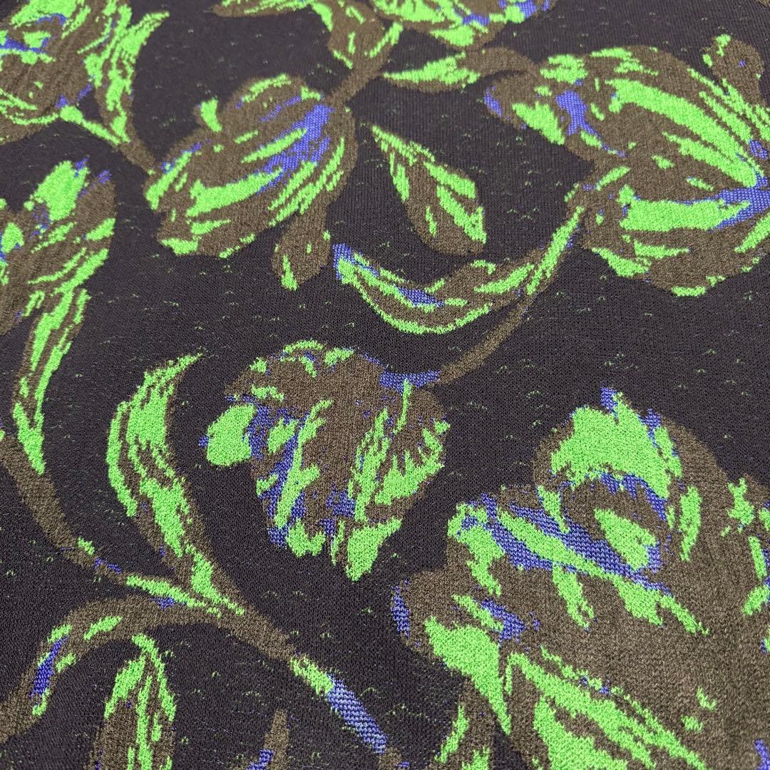 人気デザイン★MAISON SPECIAL 花柄 総柄 カーディガン XL程度