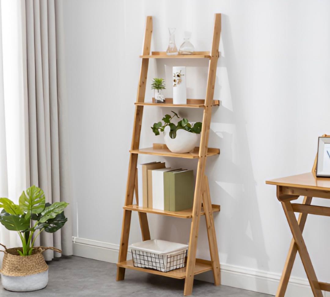 【竹製5段ラック】魅せる収納♩魅せるインテリア⁂