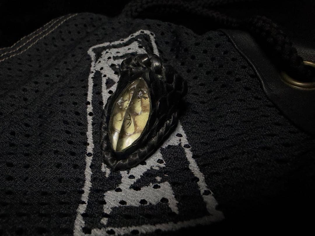 KMRiiケムリ ストーン レザーリング