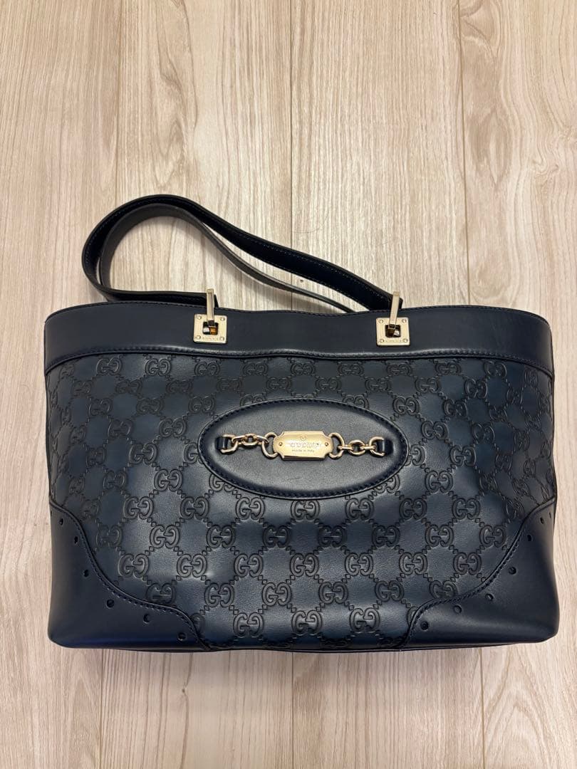 GUCCI ホースビット145993 ネイビー